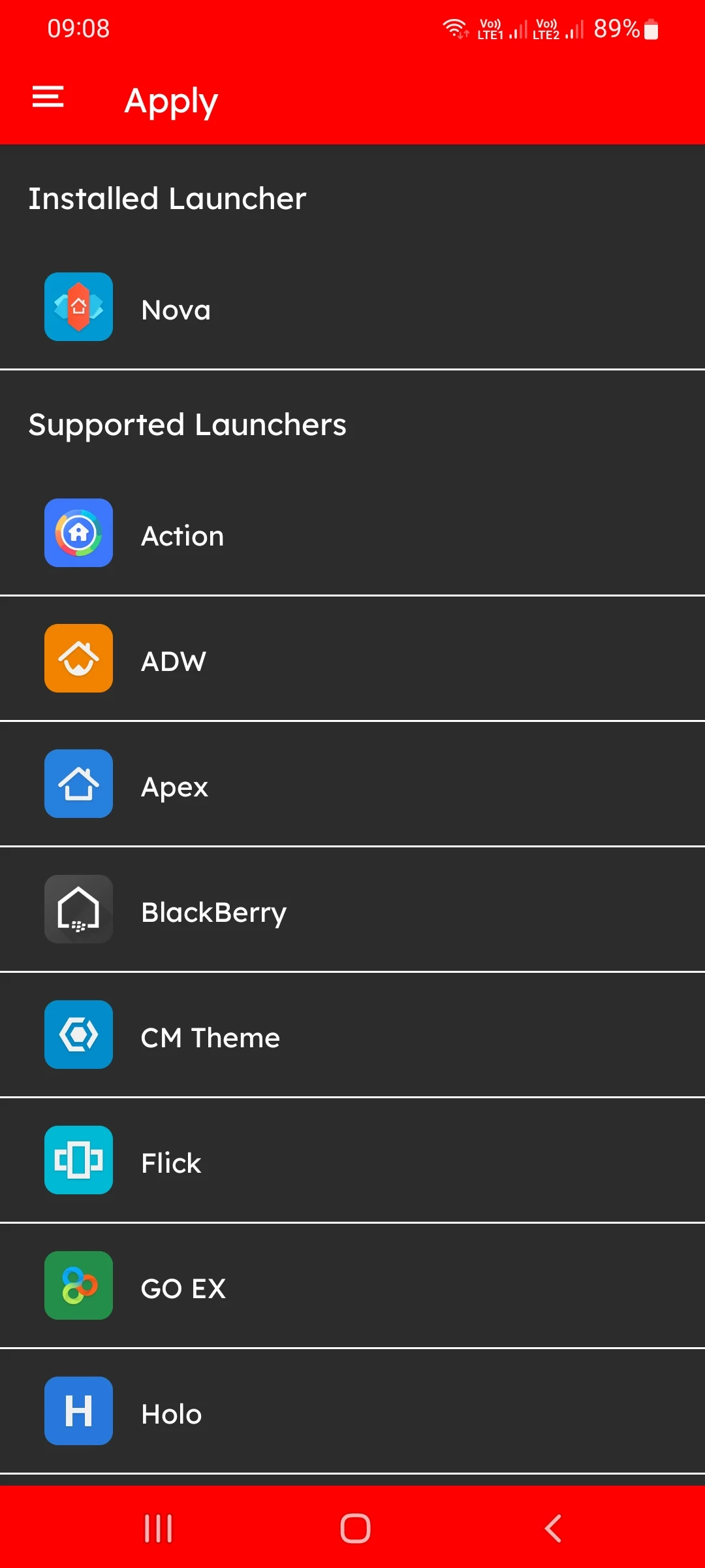 Red Pixl Glass Icon Pack screenshot