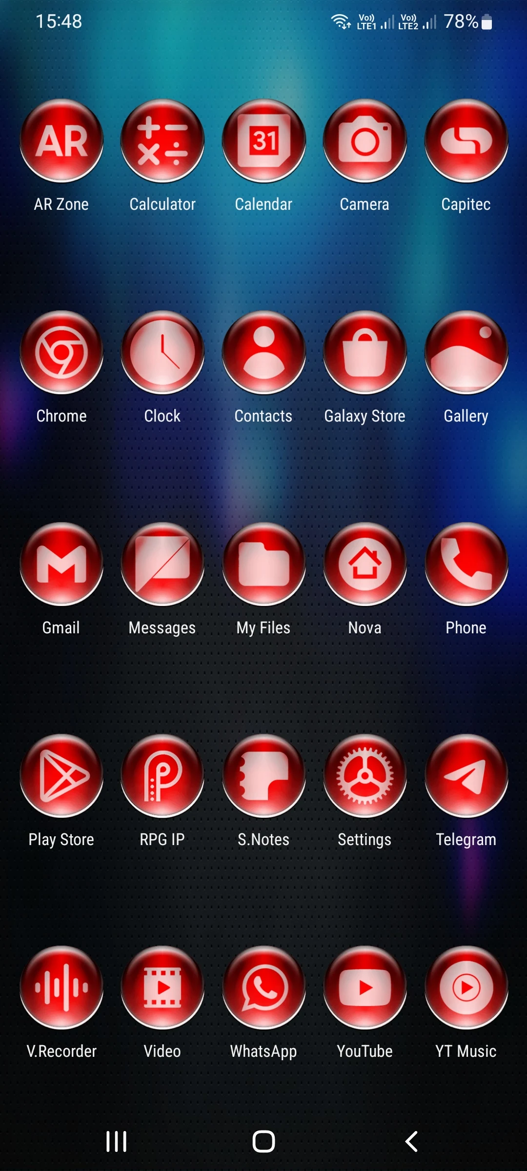 Red Pixl Glass Icon Pack screenshot